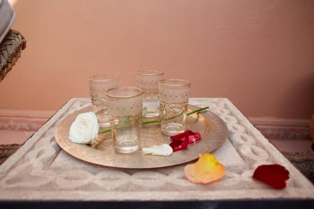 Maison Privé Rosa Au Coeur De Marrakech Appartement